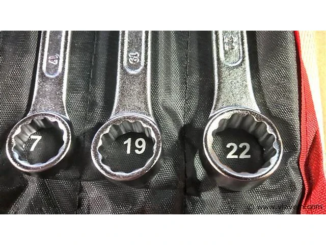 12-delige steek ringsleutelset - afbeelding 2 van  5