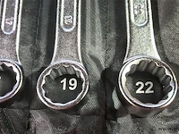 12-delige steek ringsleutelset - afbeelding 2 van  5