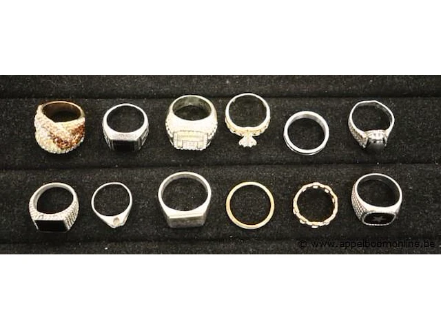 12 diverse ringen - afbeelding 4 van  4