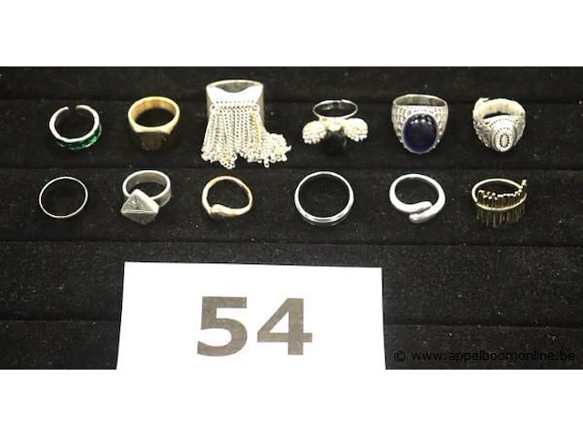 12 diverse ringen - afbeelding 1 van  4