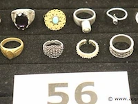 12 diverse ringen - afbeelding 1 van  4