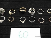 12 diverse ringen - afbeelding 1 van  4