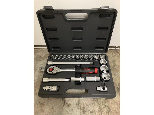 1/2" doppenset 6-kant / 22 delig force 4223 - afbeelding 1 van  2