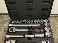 1/2" doppenset 6-kant / 22 delig force 4223 - afbeelding 1 van  2