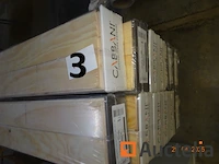 12 dozen eiken parketvloer, bamboe ondervloer