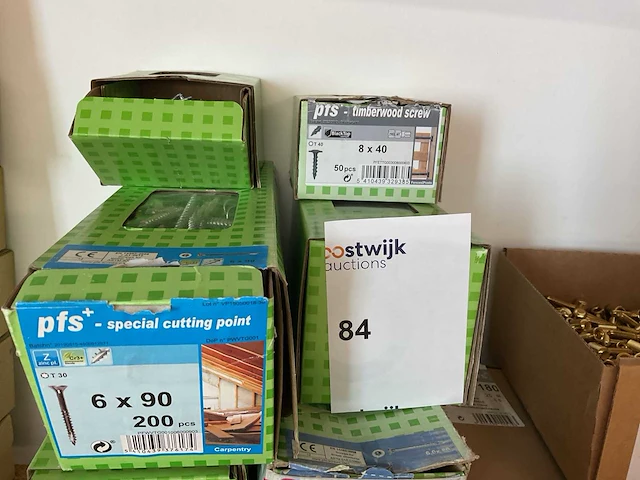 12 dozen hardhoutschroeven; bouten; spanstift - afbeelding 3 van  10