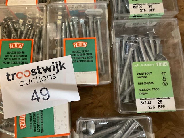 12 dozen houtbouten - afbeelding 3 van  5