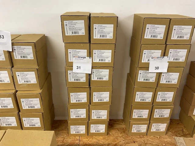 12 dozen houtschroeven - afbeelding 1 van  5