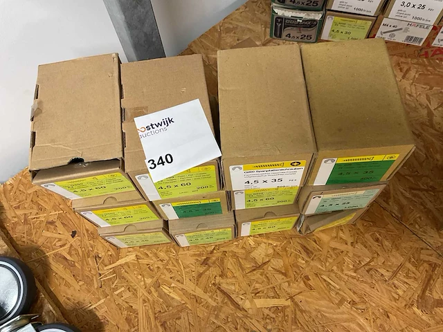 12 dozen houtschroeven - afbeelding 2 van  4