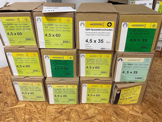 12 dozen houtschroeven - afbeelding 3 van  4