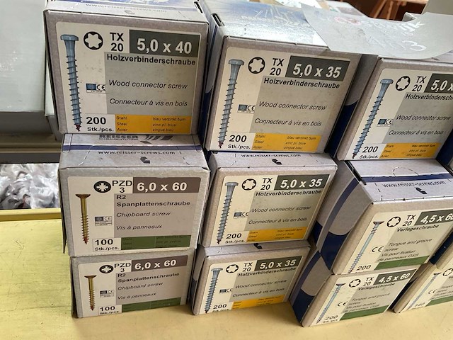12 dozen houtschroeven - afbeelding 2 van  4