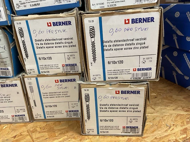 12 dozen schroeven; deels inox - afbeelding 4 van  5