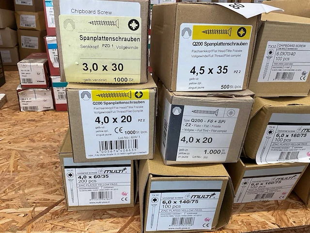 12 dozen spaanderplaatschroeven - afbeelding 2 van  7