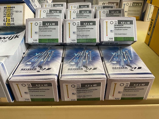 12 dozen spaanplaatschroeven; montageschroeven - afbeelding 4 van  8