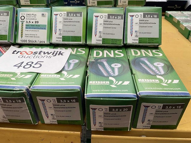 12 dozen spaanplaatschroeven - afbeelding 3 van  6