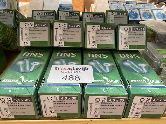 12 dozen spaanplaatschroeven - afbeelding 2 van  6