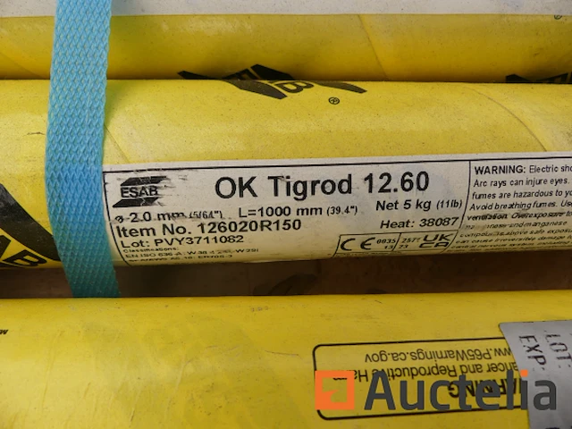 12 esab tigrod lasstaaf buizen 12.60 - afbeelding 2 van  3