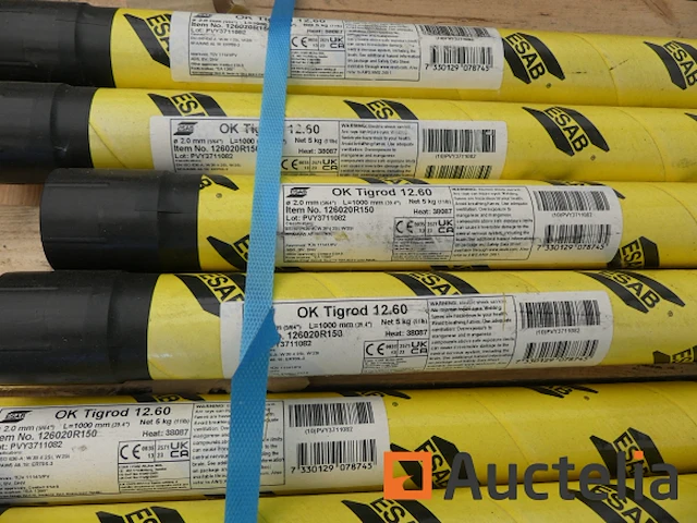 12 esab tigrod lasstaaf buizen 12.60 - afbeelding 3 van  3