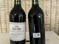 12 flessen 1x 1 doos chateau des joualles bordeaux superieur 1996 - afbeelding 3 van  3