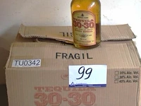 12 flessen à 70cl tequilla 30-30 reposado 40%