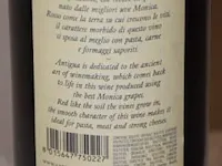 12 flessen à 75cl rode wijn antigua, monica di sardegna, santadi, 2019, 13,5% - afbeelding 2 van  2