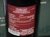 12 flessen à 75cl rode wijn armentino, salento rosso, schola sarmenti, 2020, 14% - afbeelding 2 van  2