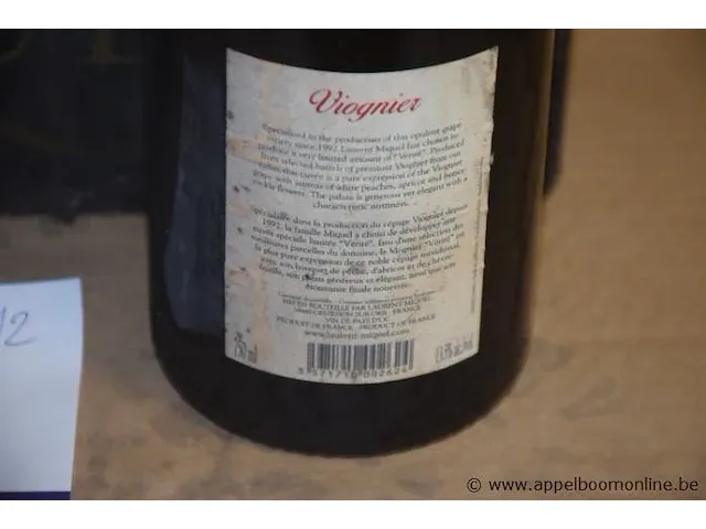 12 flessen à 75cl wijn verite viognier, laurent miquel, 2012, 13,5% - afbeelding 2 van  2