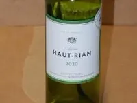 12 flessen à 75cl witte wijn chateau haut-rian, bordeaux, 2020, 12,5% - afbeelding 1 van  2