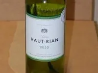 12 flessen à 75cl witte wijn chateau haut-rian, bordeaux, 2020, 12,5% - afbeelding 1 van  2