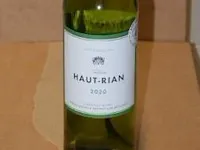 12 flessen à 75cl witte wijn chateau haut-rian, bordeaux, 2020, 12,5% - afbeelding 1 van  2