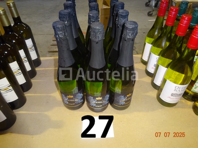 12 flessen charmelieu extra droge witte wijn - afbeelding 2 van  3