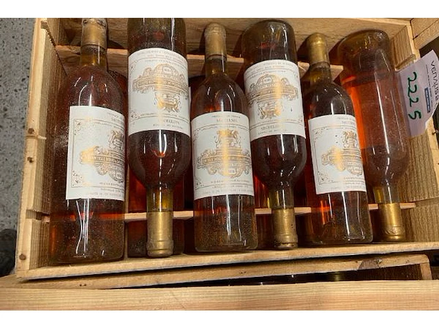 12 flessen château filhout sauternes, 1978 - afbeelding 2 van  2