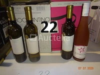 12 flessen estrellla rosé wijn, 15 flessen witte fiano boccantino - afbeelding 2 van  2