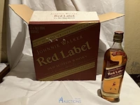 12 flessen whisky red label - afbeelding 1 van  5