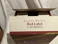 12 flessen whisky red label - afbeelding 4 van  5