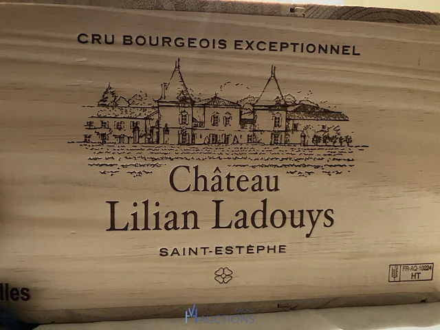 12 flessen wijn chateau lilian ladouys - afbeelding 1 van  4