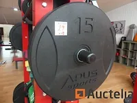 12 gewicht voor dumbbells (tentoonstelling model) apus sport - afbeelding 7 van  7