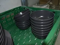 12 grote borden grijs, 12 kleine borden grijs, 12 kommetjes grijs ikea - afbeelding 5 van  6