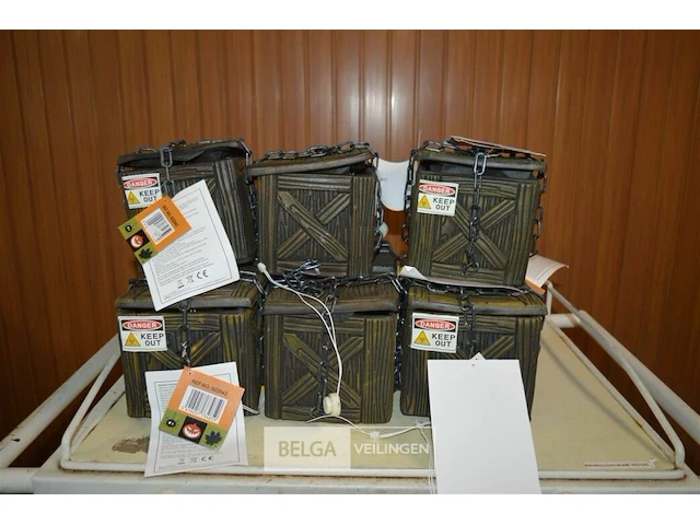 ±12 halloween deco op batterijen - afbeelding 1 van  4