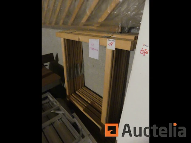12 houten schragen - afbeelding 1 van  4