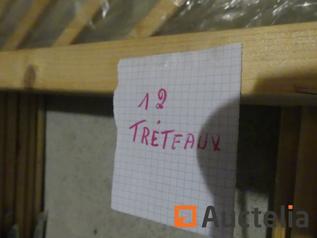12 houten schragen - afbeelding 2 van  4