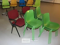 12 kunststof kantoorstoelen - afbeelding 2 van  2