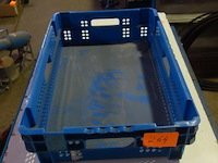 12 lage blauwe stapelbakken - afbeelding 2 van  3