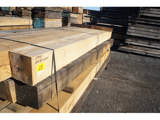 1,2 m³ eiken balken 200x200 - afbeelding 3 van  6