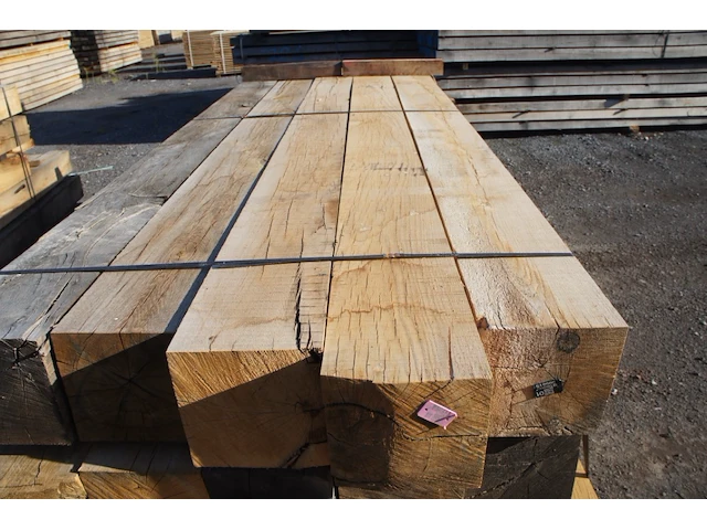 1,2 m³ eiken balken 200x200 - afbeelding 5 van  6