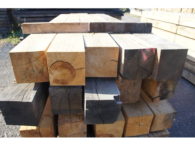 1,2 m³ eiken balken 200x200 - afbeelding 6 van  6