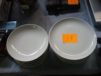 12 platte en dipe borden - afbeelding 2 van  2