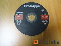 12 prototype metalen doorslijpschijven - afbeelding 1 van  2