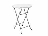 12 receptietafels - 110 cm hoog - met zwarte stretch hoes - afbeelding 2 van  5