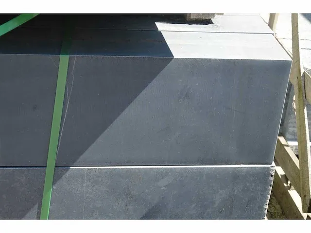 12 stuks blauwe hardsteen bloktrede 125x25x15cm - afbeelding 2 van  5